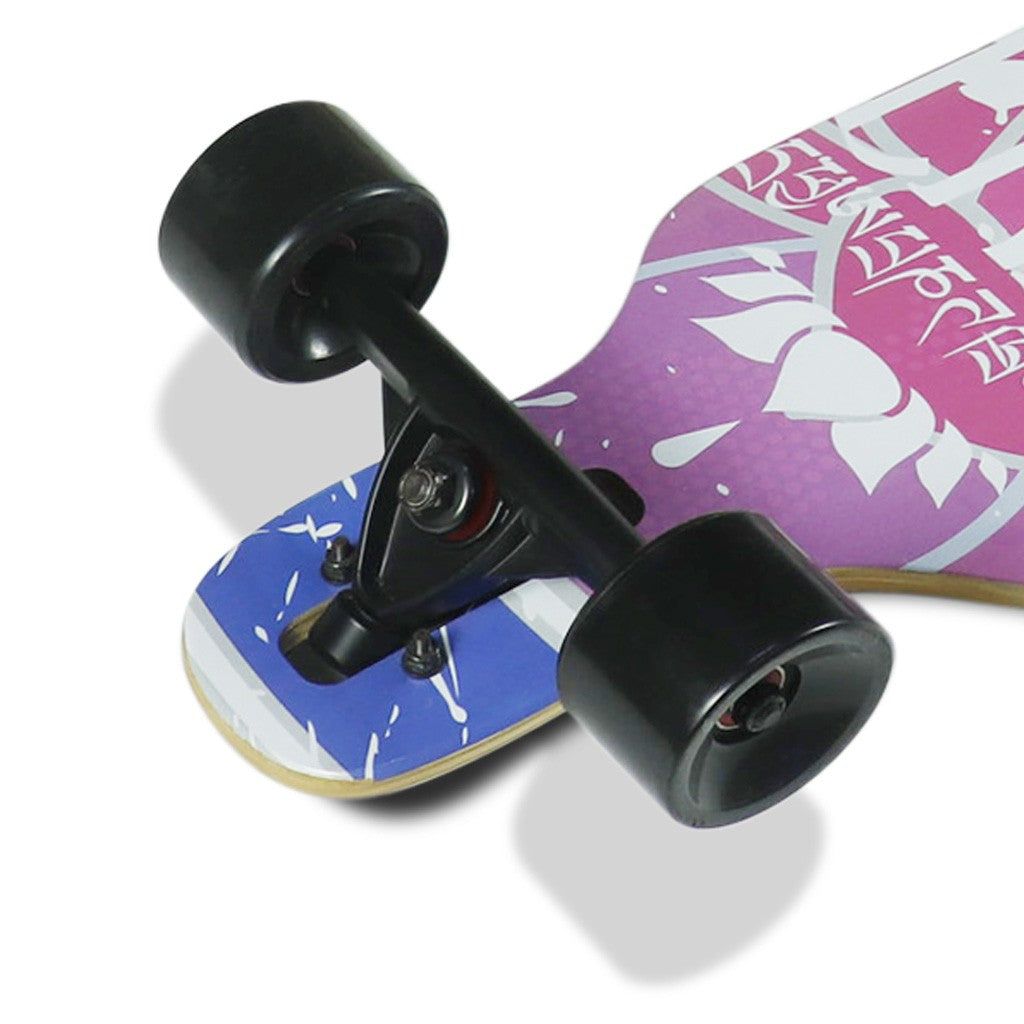 Skate Longboard Multimarca Erinn Bird - Branco / Rosa