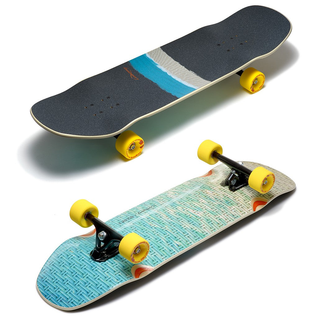 Skate Longboard Loaded Boards Bolsa II - Azul / Amarelo