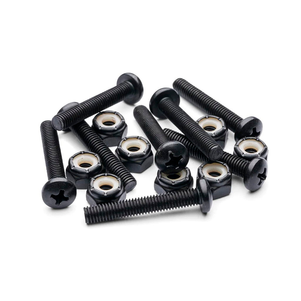 Parafuso de base Paris Truck Pan Head 1.25 Inch - Preto