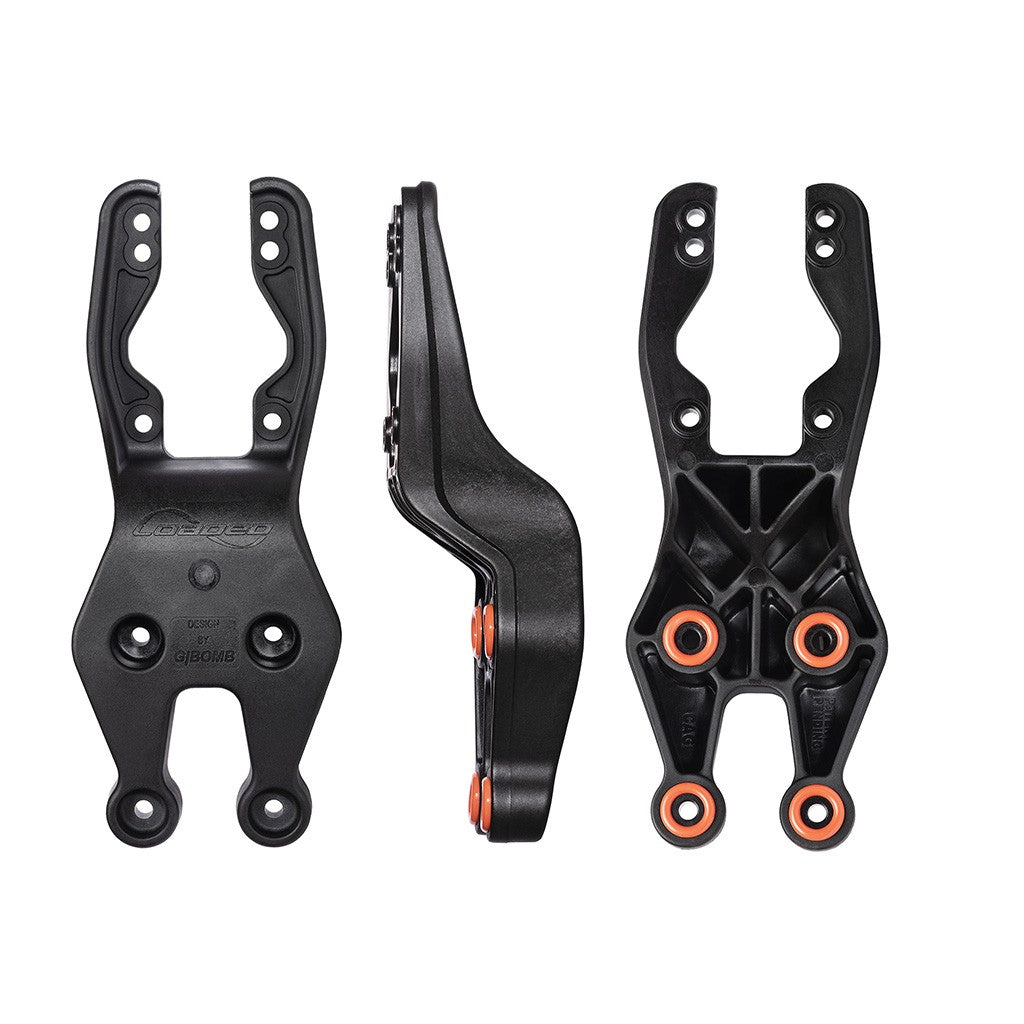 Suporte Loaded Boards Zee Bracket - Preto / Laranja
