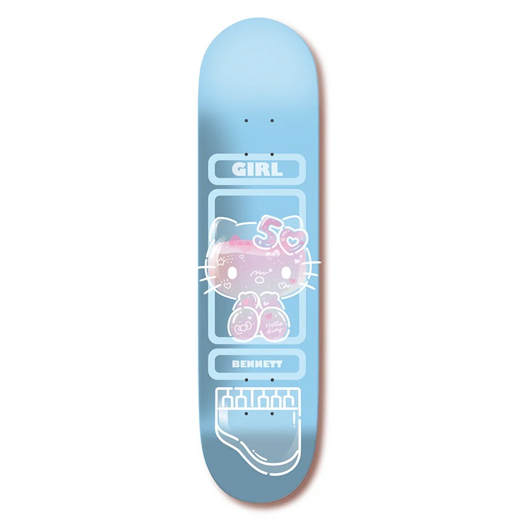 Shape Girl Skateboards Bennett Hello Kitty 50 Deck - Azul