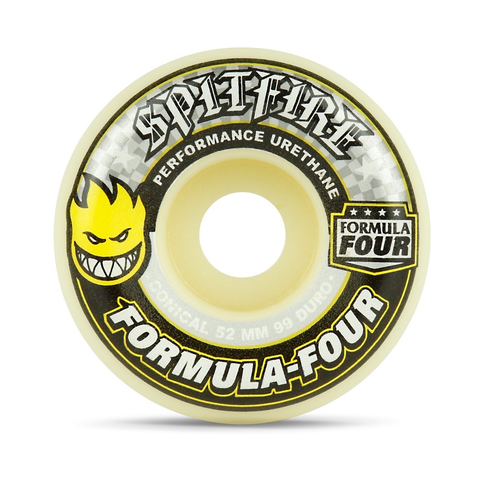 Roda Spitfire Wheels Conical Formula Four 52mm - 99DU - Bege