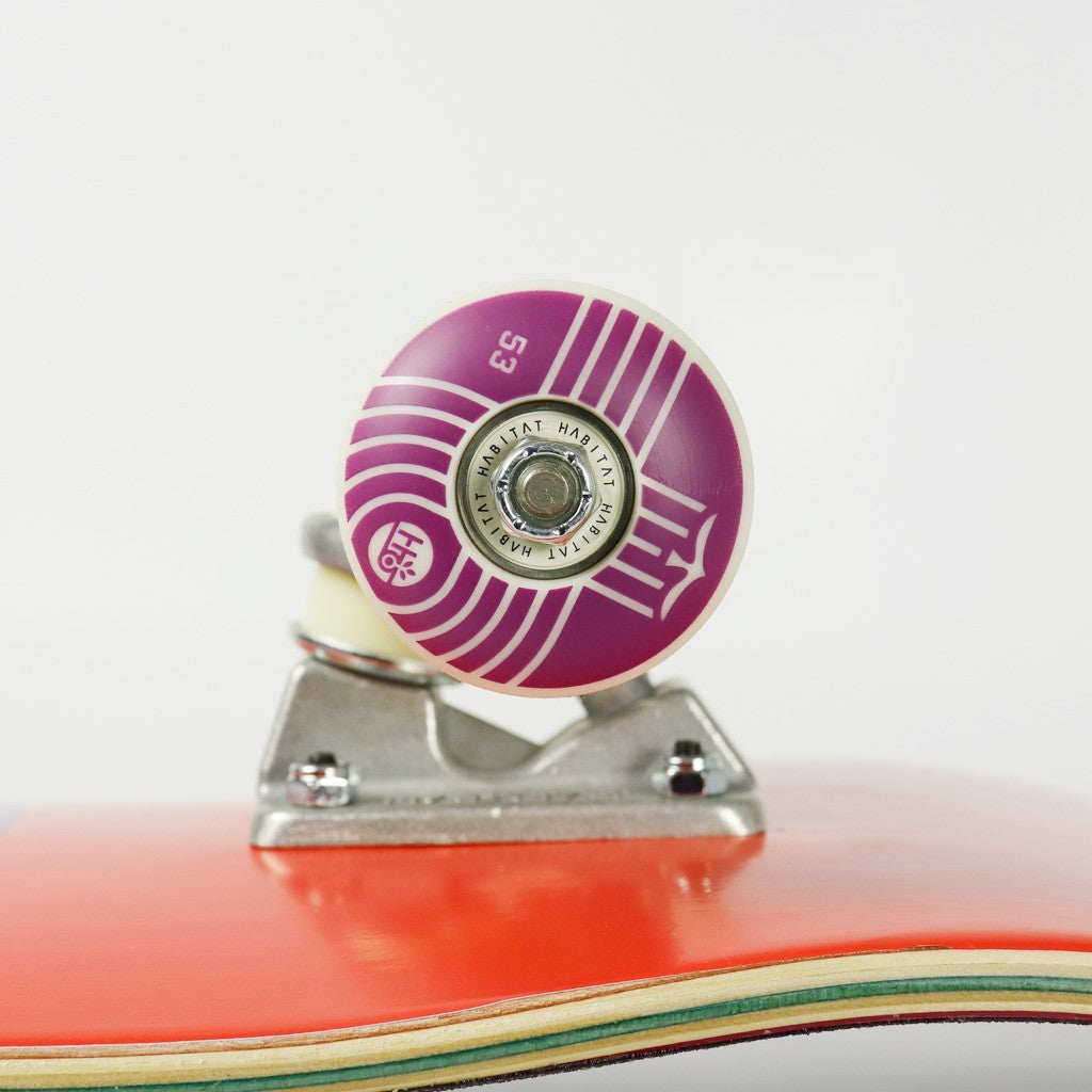 Skate Completo Habitat Leaf Dot - Roxo