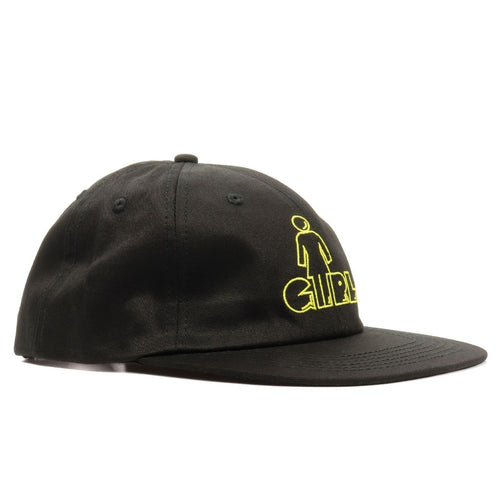 Boné Girl Skateboards Pac OG Man Embroidered - Preto / Amarelo