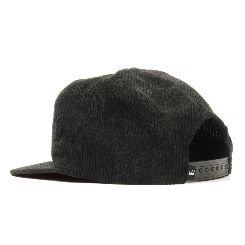 Boné Royal Trucks Evolved Script Cord - Preto / Branco
