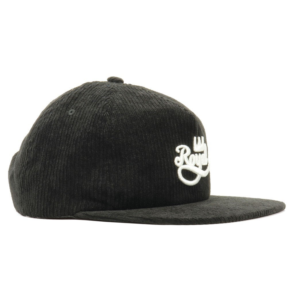 Boné Royal Trucks Evolved Script Cord - Preto / Branco