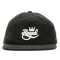Boné Royal Trucks Evolved Script Cord - Preto / Branco