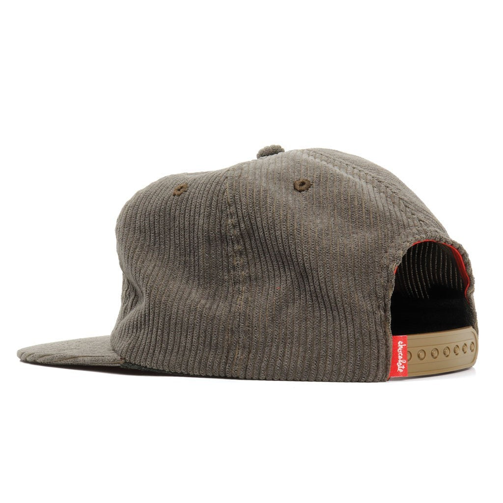 Boné Chocolate Skateboards Western Cord 5 Panel - Marrom / Bege