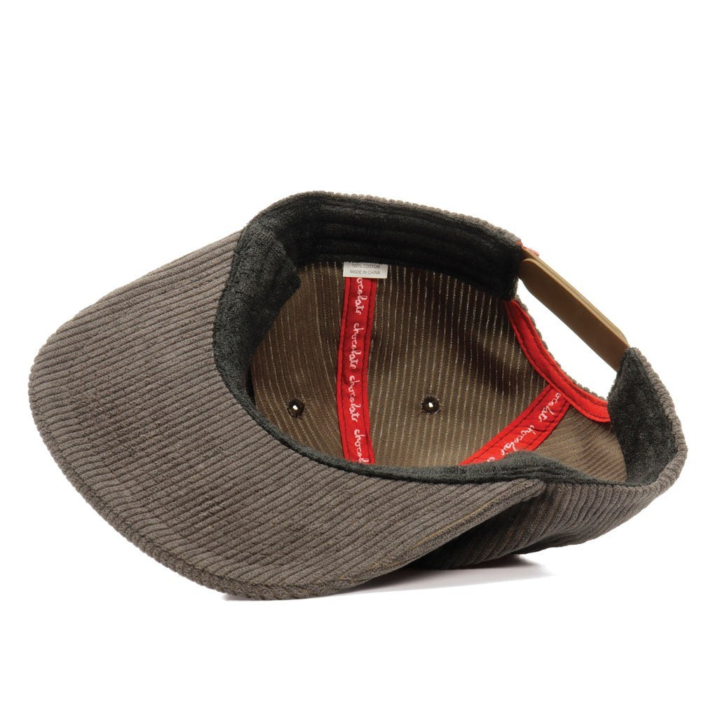 Boné Chocolate Skateboards Western Cord 5 Panel - Marrom / Bege