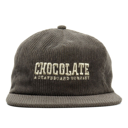 Boné Chocolate Skateboards Western Cord 5 Panel - Marrom / Bege