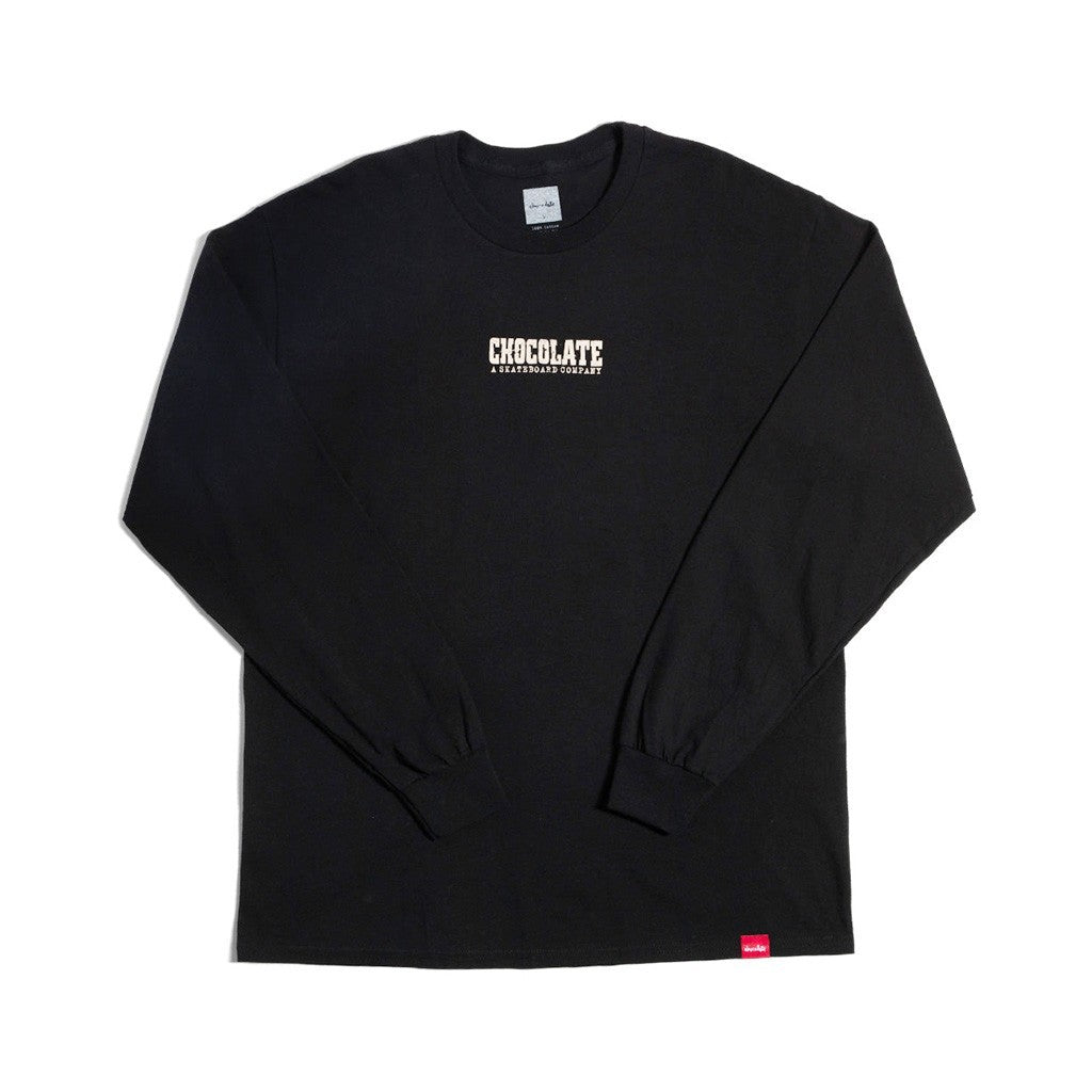 Camiseta manga longa Chocolate Skateboards Western - Preto