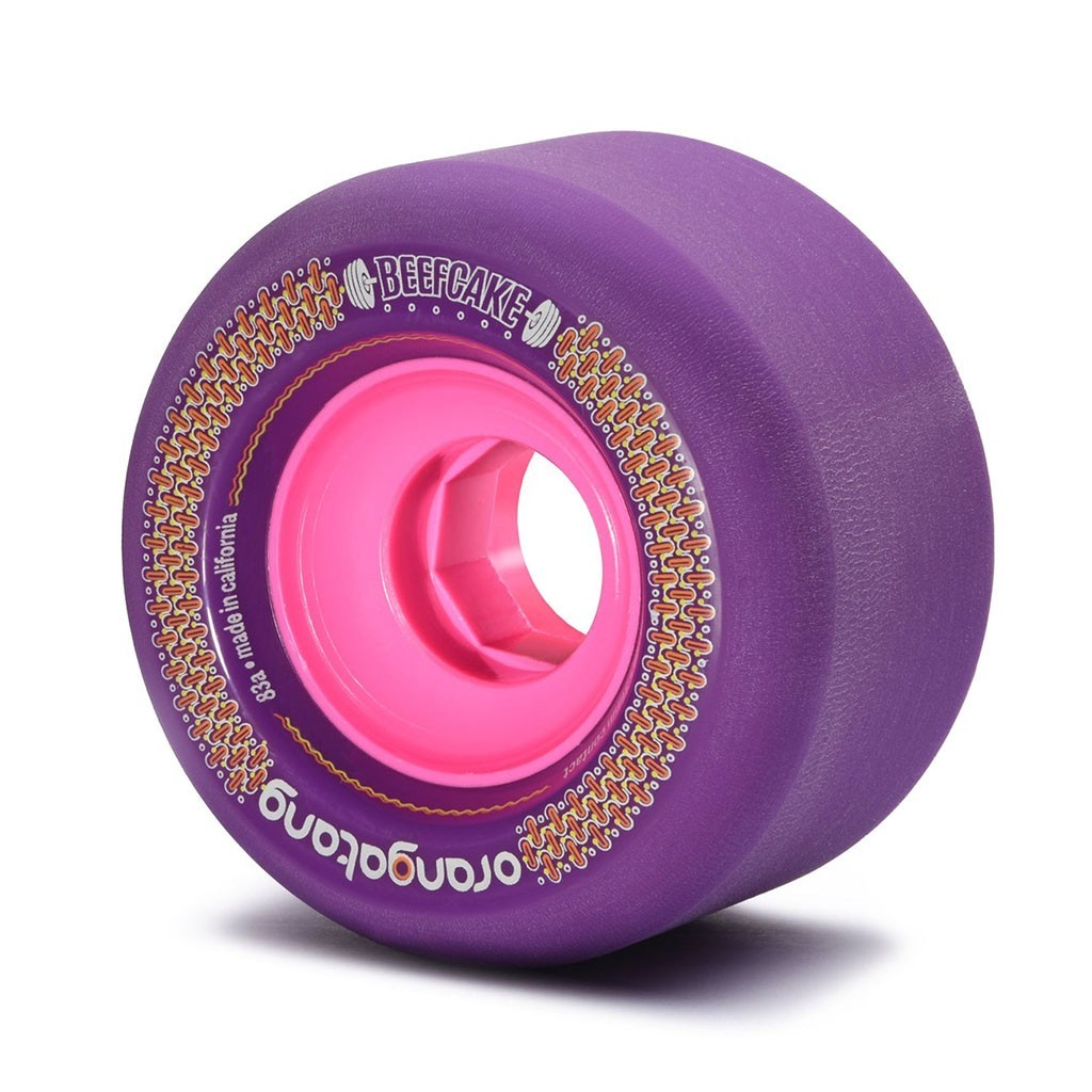 Roda Orangatang Wheels Beefcake 73mm 83a - Roxo