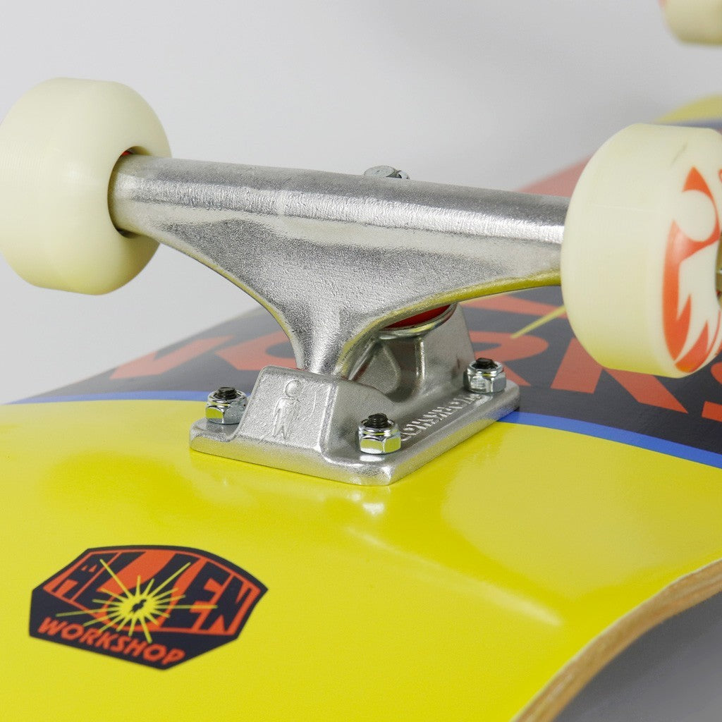 Skate Completo Alien Workshop Og Logo - Amarelo / Preto / Vermelho