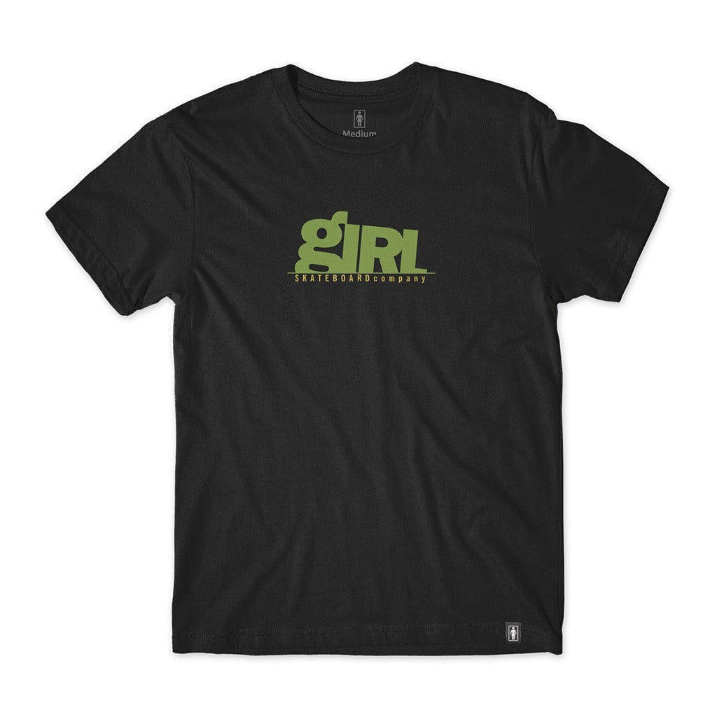 Camiseta Girl Skateboards Rising - Preto