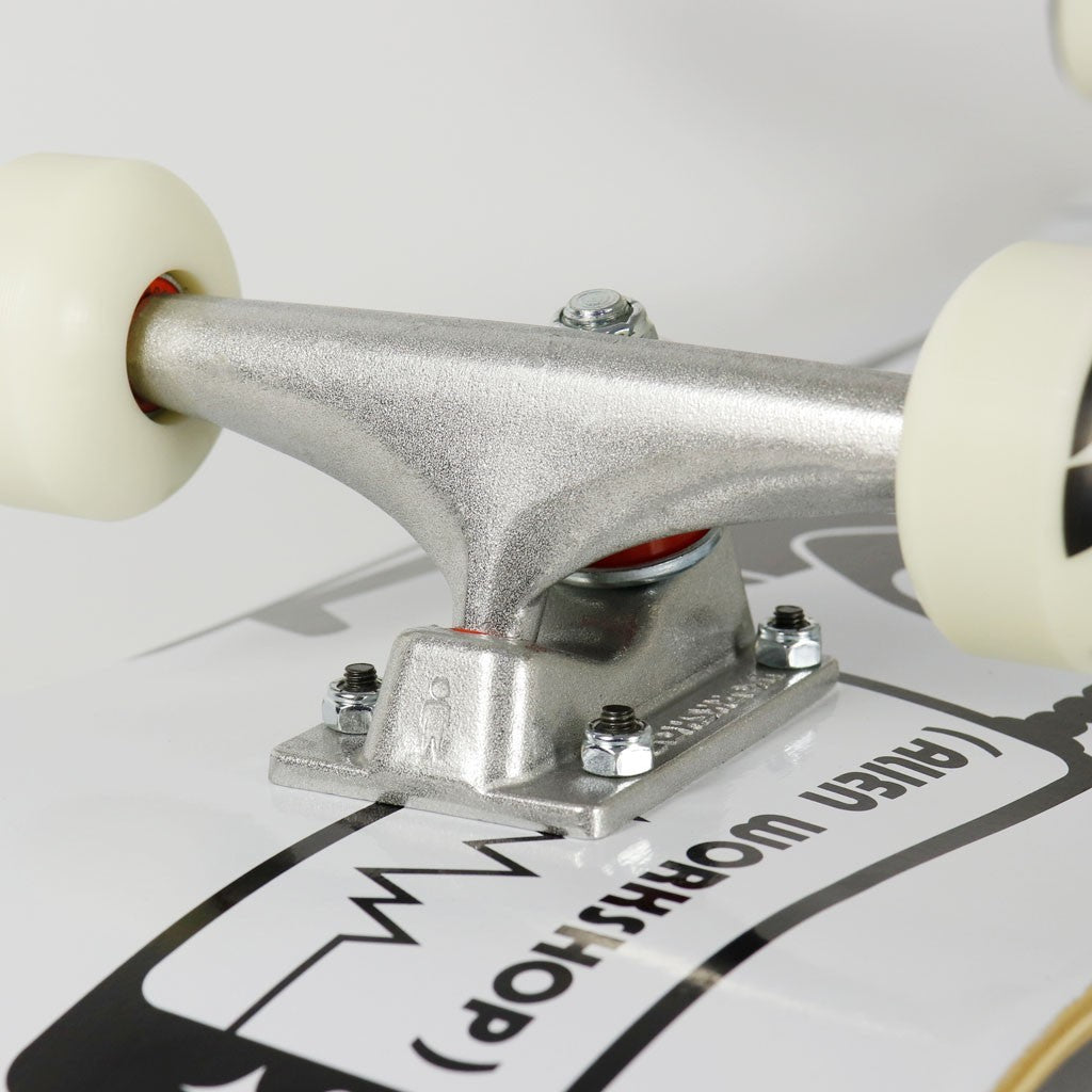 Skate Completo Alien Workshop Abduction - Branco / Preto