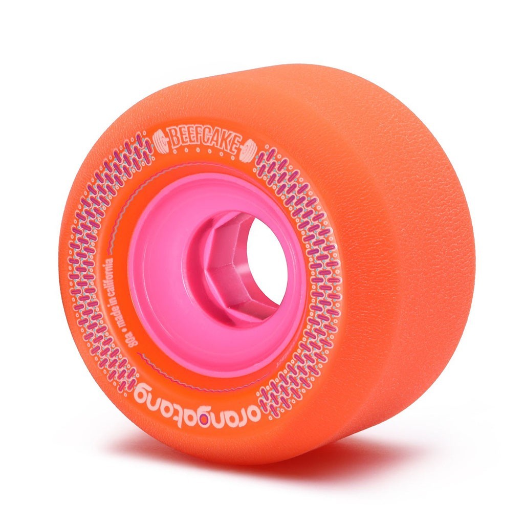 Roda Orangatang Wheels Beefcake 73mm 80a - Laranja