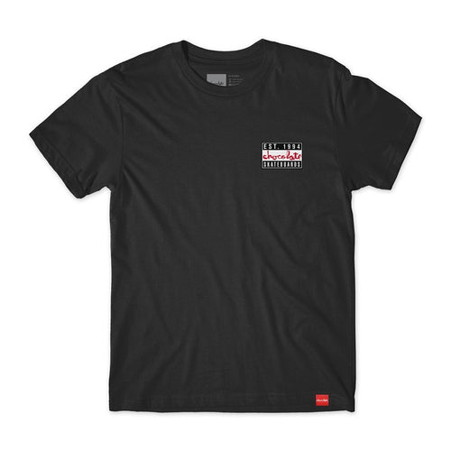 Camiseta Chocolate Skateboards Advisory - Preto