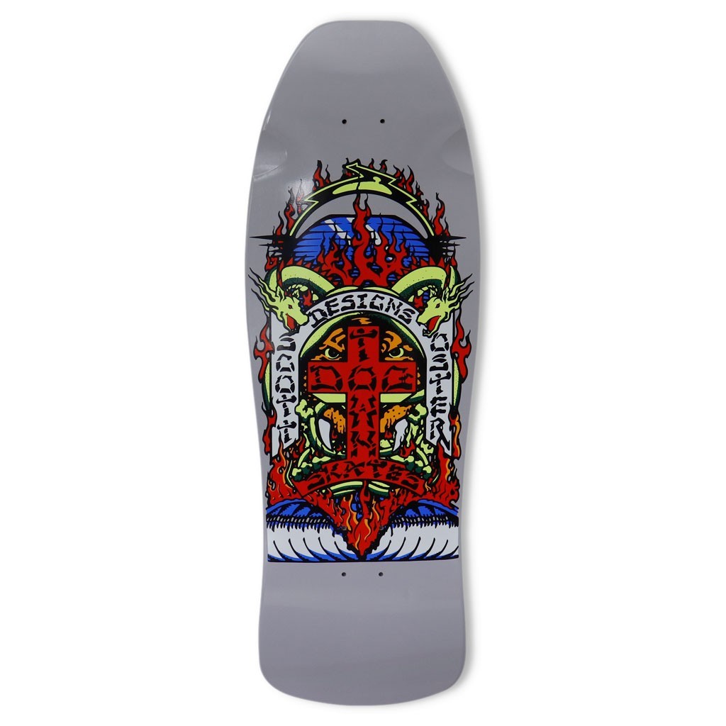 Shape Dogtown Scott Oster 80s - Cinza / Azul / Vermelho