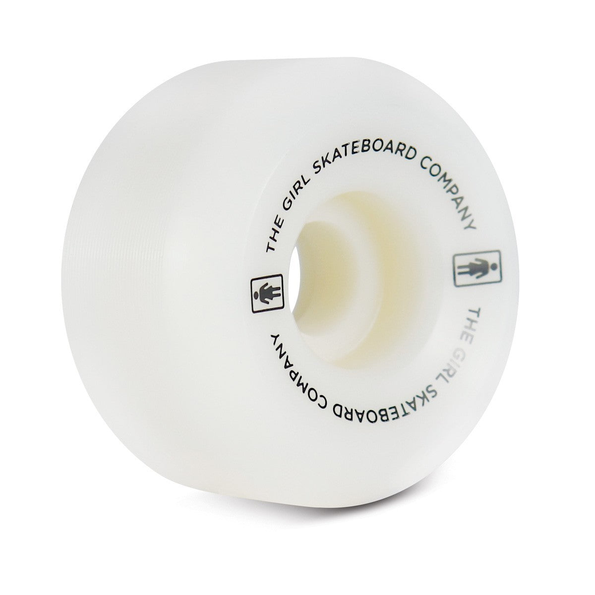 Roda Girl Skateboards Clean OG Conical 55 mm - 99A - Branco