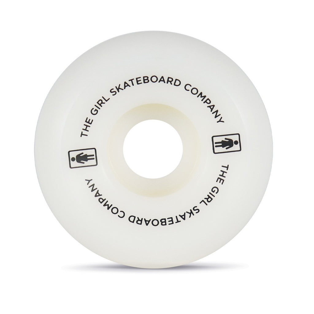 Roda Girl Skateboards Clean OG Conical 55 mm - 99A - Branco