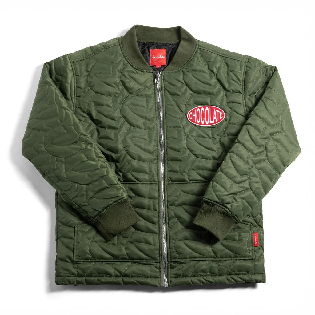 Jaqueta Chocolate Skateboards Chunk C Quilted Liner - Verde