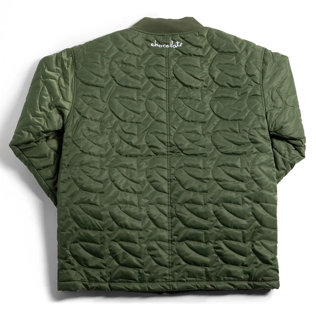 Jaqueta Chocolate Skateboards Chunk C Quilted Liner - Verde