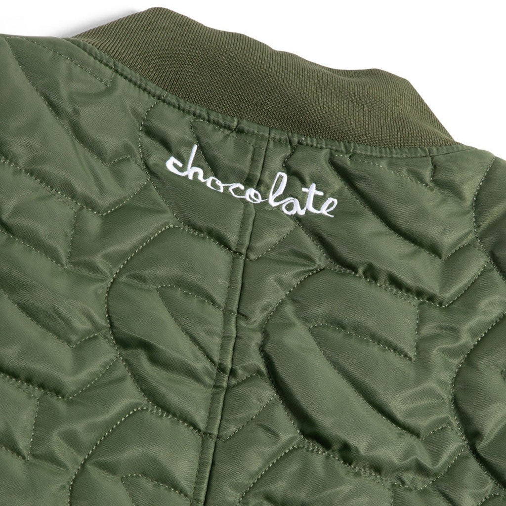 Jaqueta Chocolate Skateboards Chunk C Quilted Liner - Verde