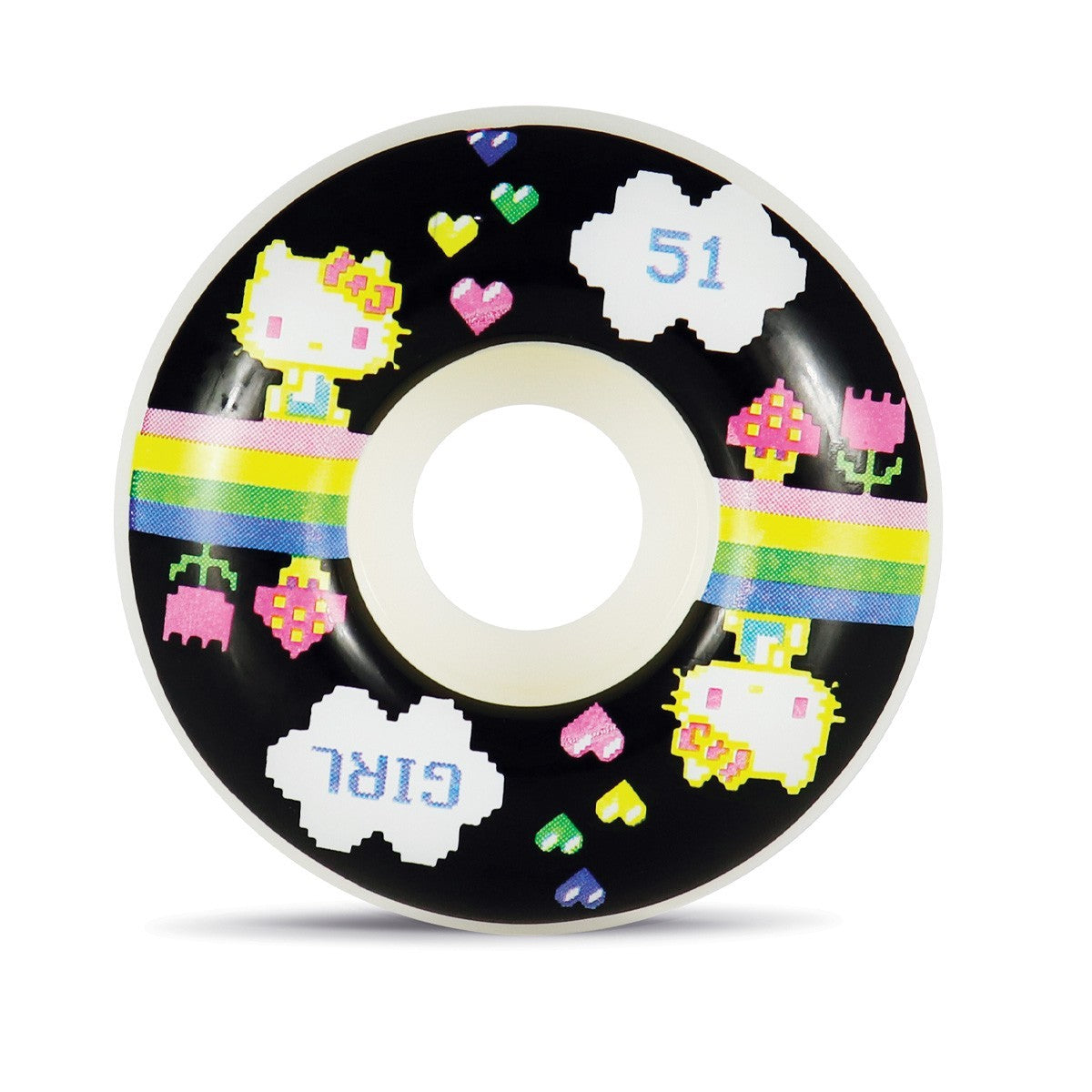 Roda Girl Skateboards Sanrio Arcade Staple 51mm - 99A - Branco