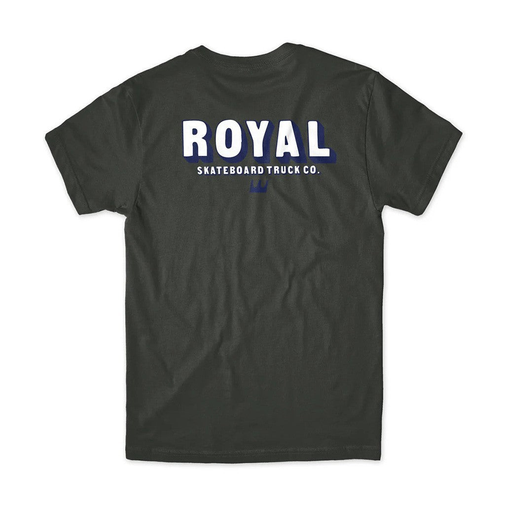 Camiseta Royal Trucks Industrial Pocket - Preto