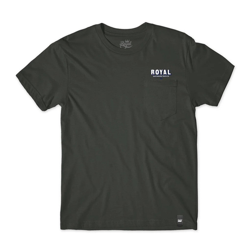 Camiseta Royal Trucks Industrial Pocket - Preto