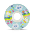 Roda Girl Skateboards Kawaii Arcade Staple 53mm - 99A - Branco