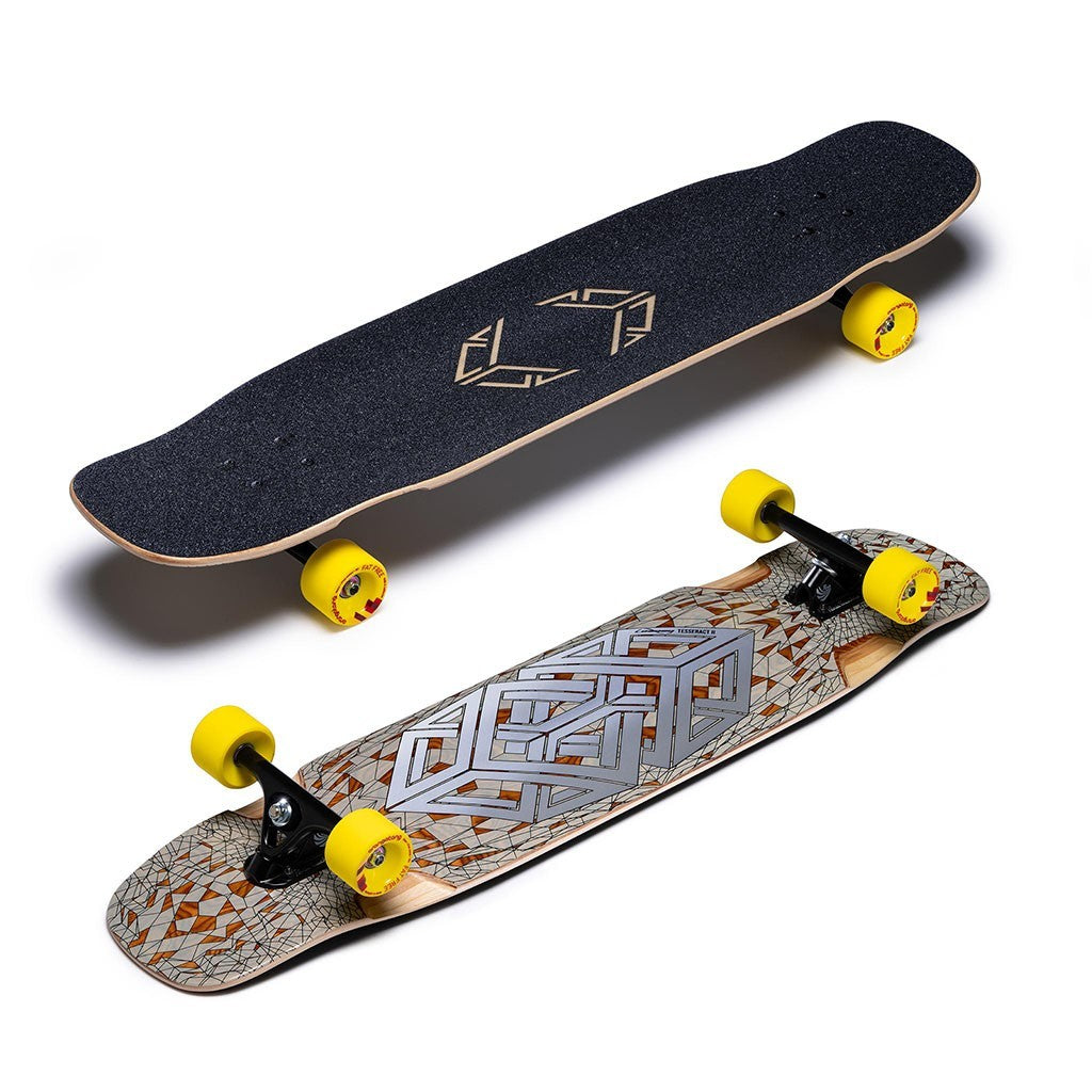 Skate Longboard Loaded Boards Tesseract II - Cinza