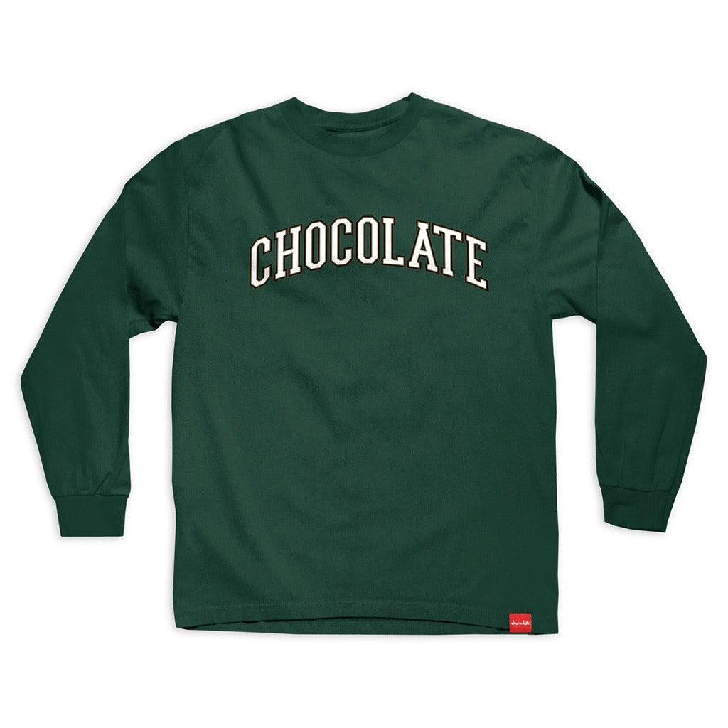 Camiseta manga longa Chocolate Skateboards League - verde