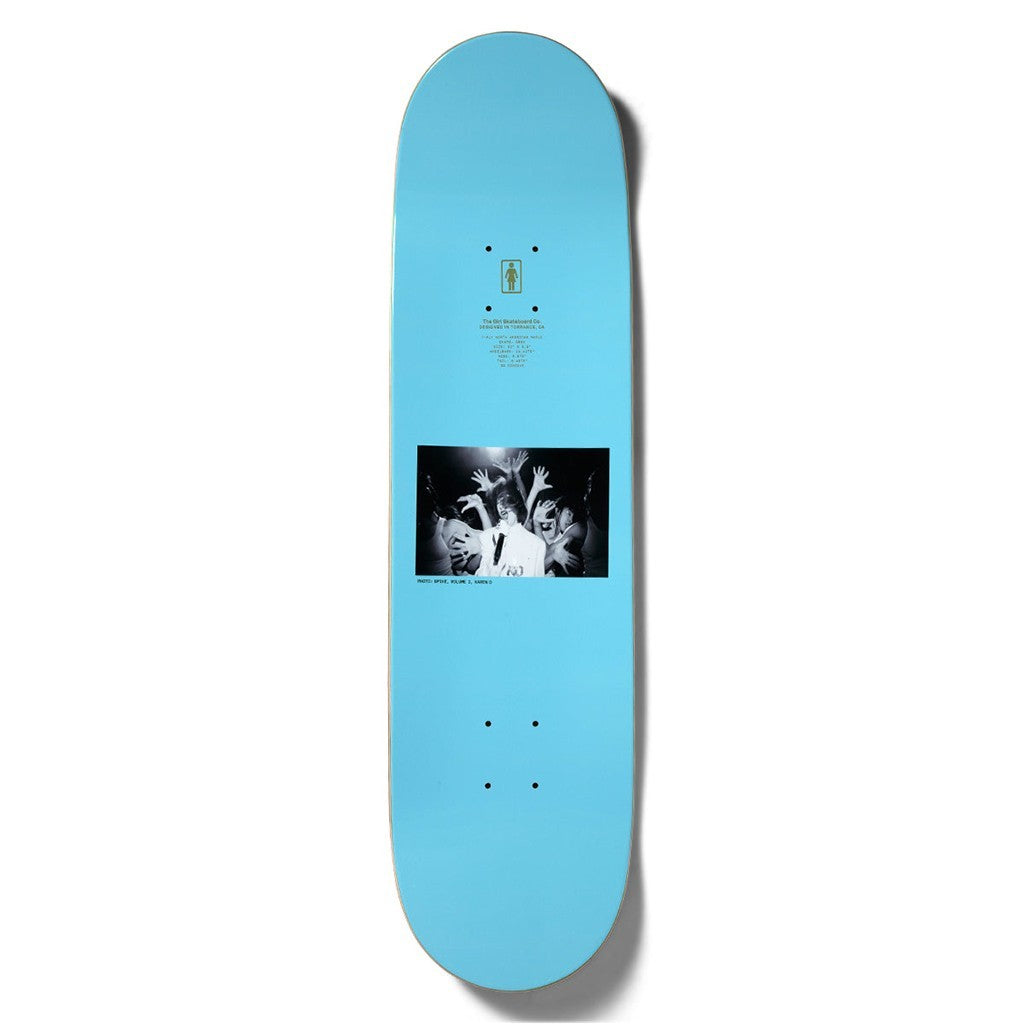 Shape Girl Skateboards Spike Photo Karen - Preto