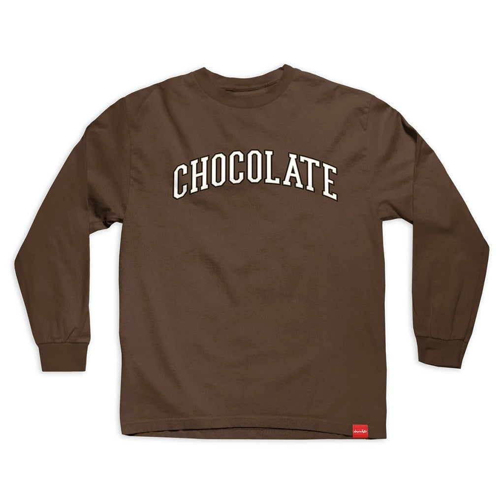 Camiseta manga longa Chocolate Skateboards League - Marrom
