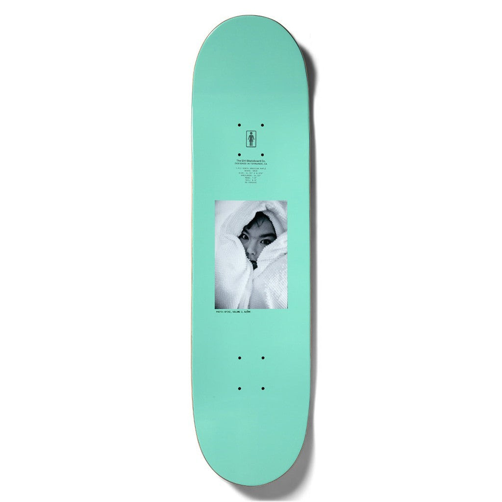 Shape Girl Skateboards Spike Photo Bjork - Branco