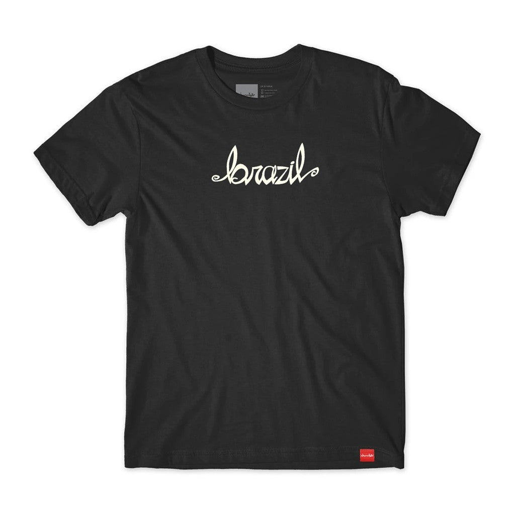 Camiseta Chocolate Skateboards 30 years Brazil - Preta / Branco