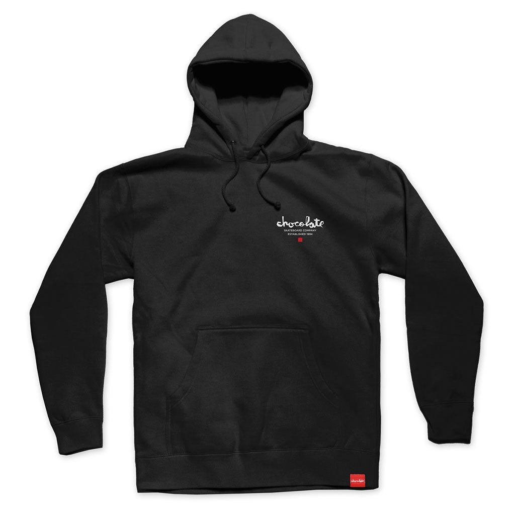 Moletom Canguru Chocolate Skateboards Est Chunk Embroidered - Preto