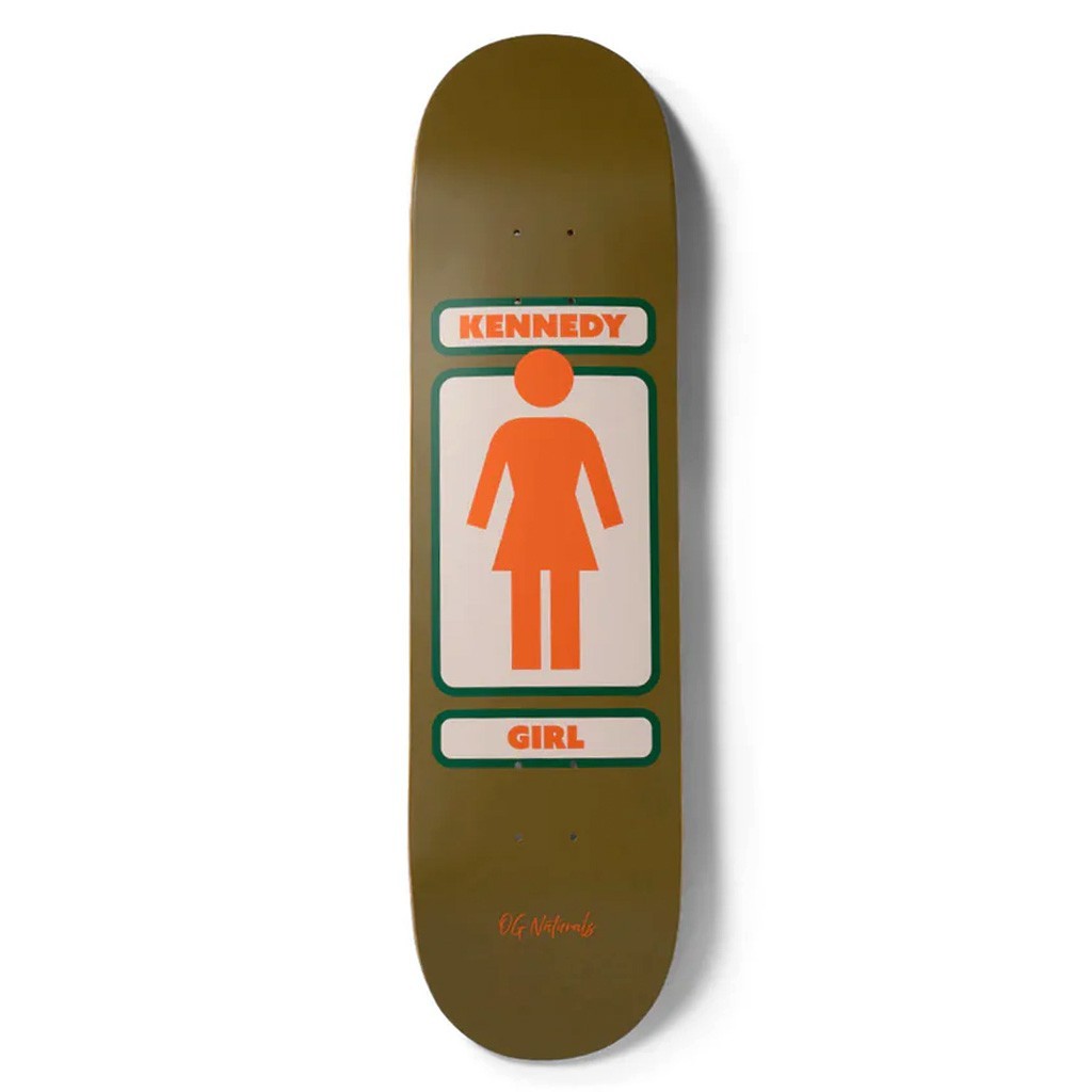 Shape Girl Skateboards Kennedy OG Naturals Twin Tip - Marrom