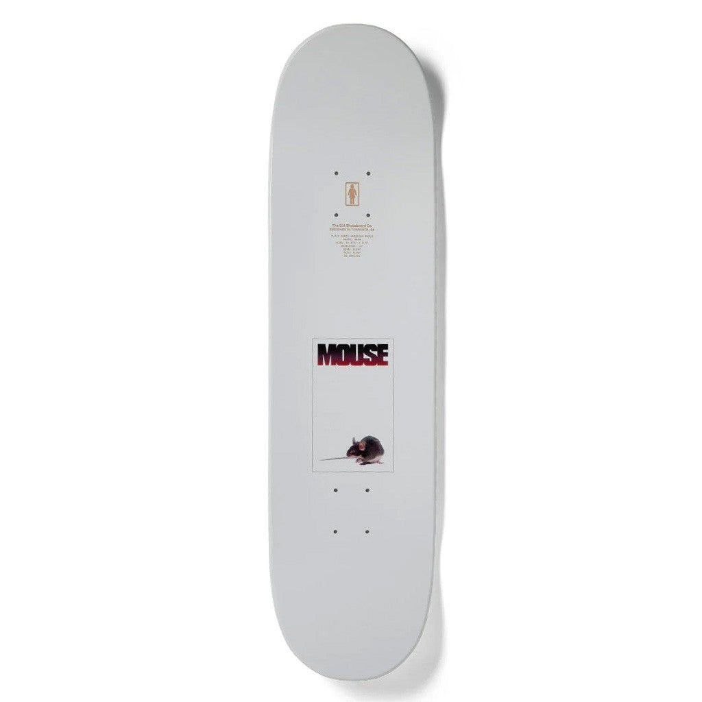 Shape Girl Skateboards Carroll Mouse One Off - Branco