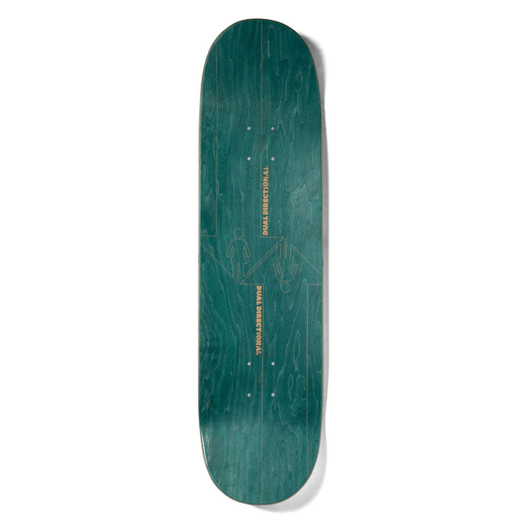 Shape Girl Skateboards McCrank Dual Directional Twin - Branco