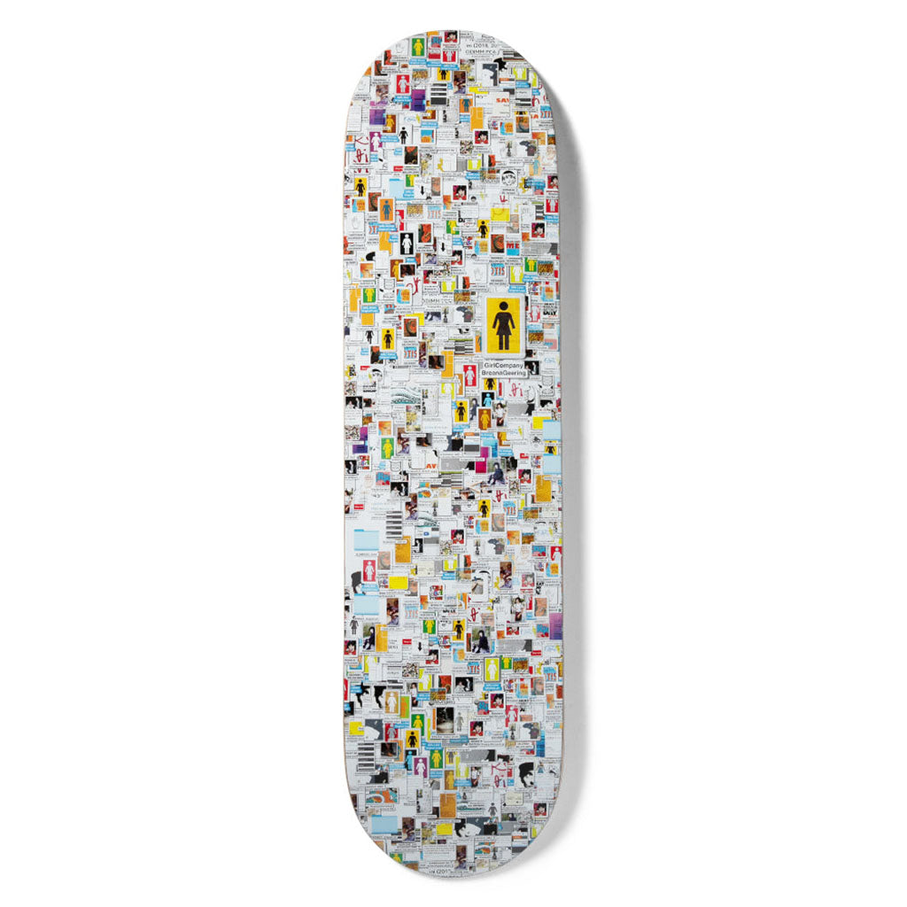 Shape Girl Skateboards Geering Chaos - Branco