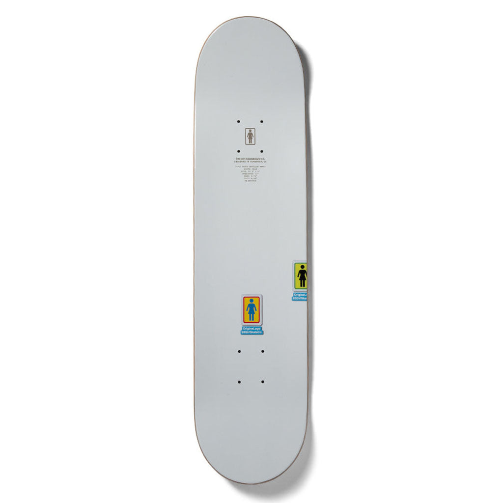 Shape Girl Skateboards Geering Chaos - Branco