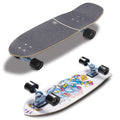 Skate Longboard Carver Yago Fire Goat Surfskate CX - Branco