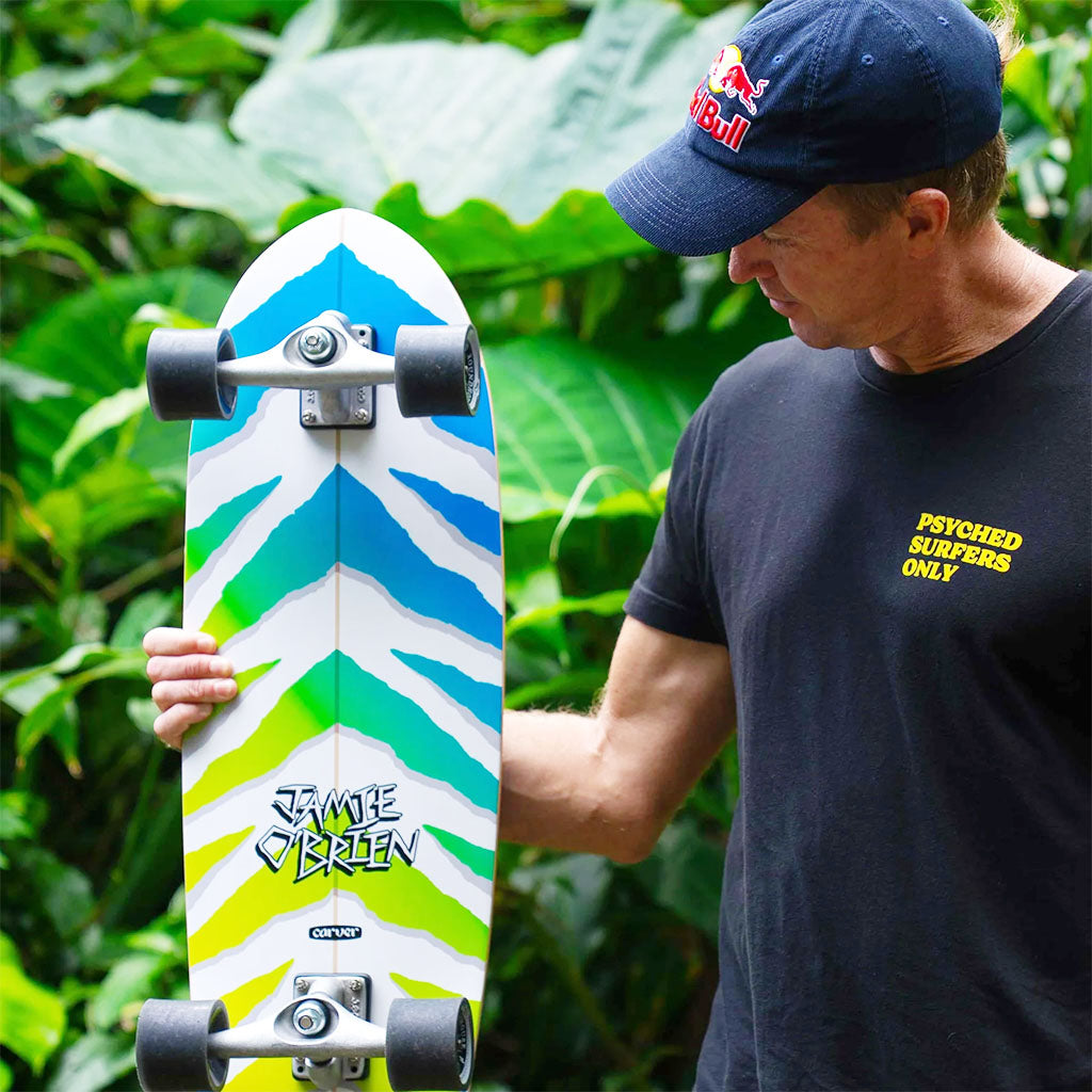 Skate Longboard Carver Jamie O'Brien Wave Slayer Surfskate CX - Branco