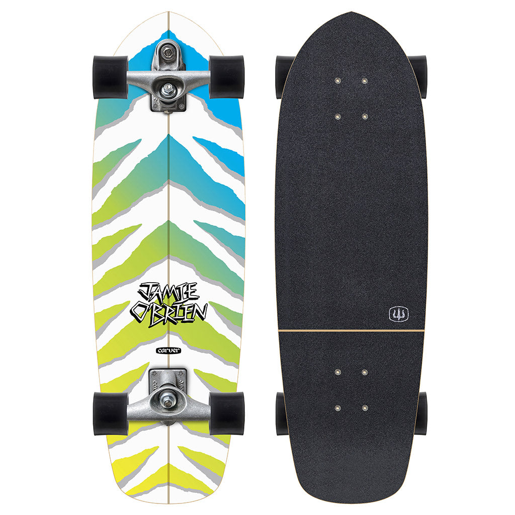 Skate Longboard Carver Jamie O'Brien Wave Slayer Surfskate C7 - Branco