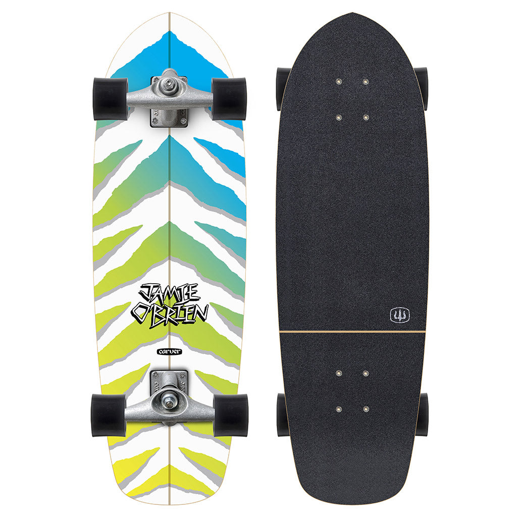 Skate Longboard Carver Jamie O'Brien Wave Slayer Surfskate CX - Branco
