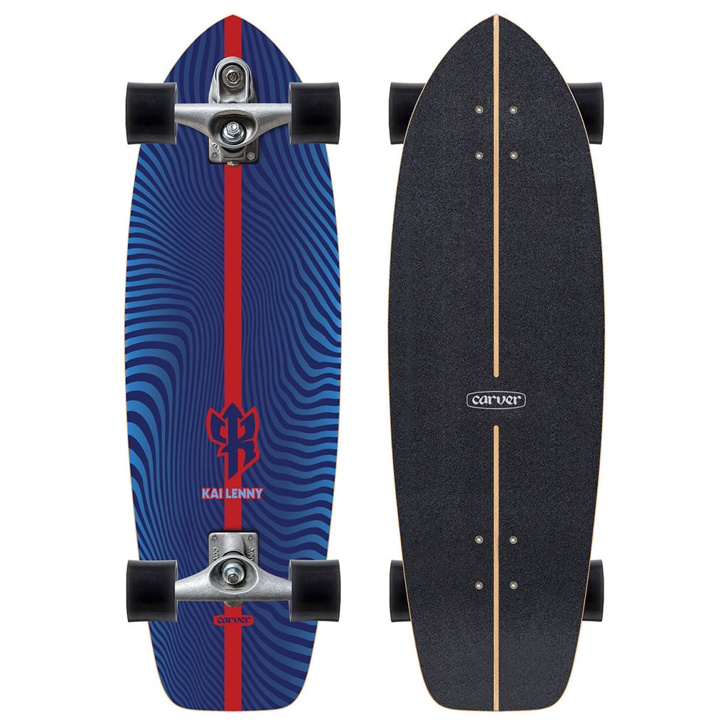 Skate Longboard Carver Kai Lenny Powerline Surfskate C7 - Azul