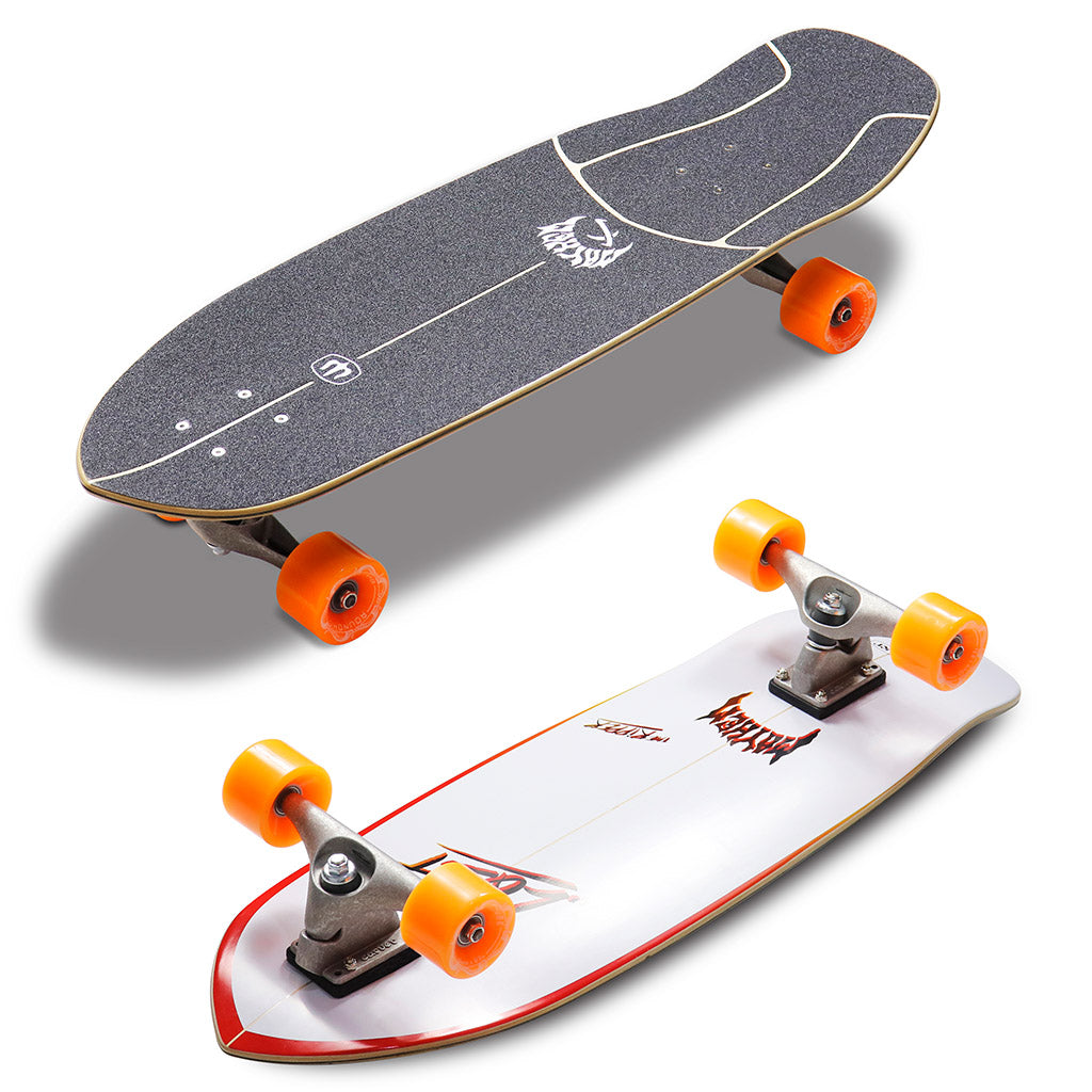 Skate Longboard Carver …Lost Ripper Surfskate CX - Branco