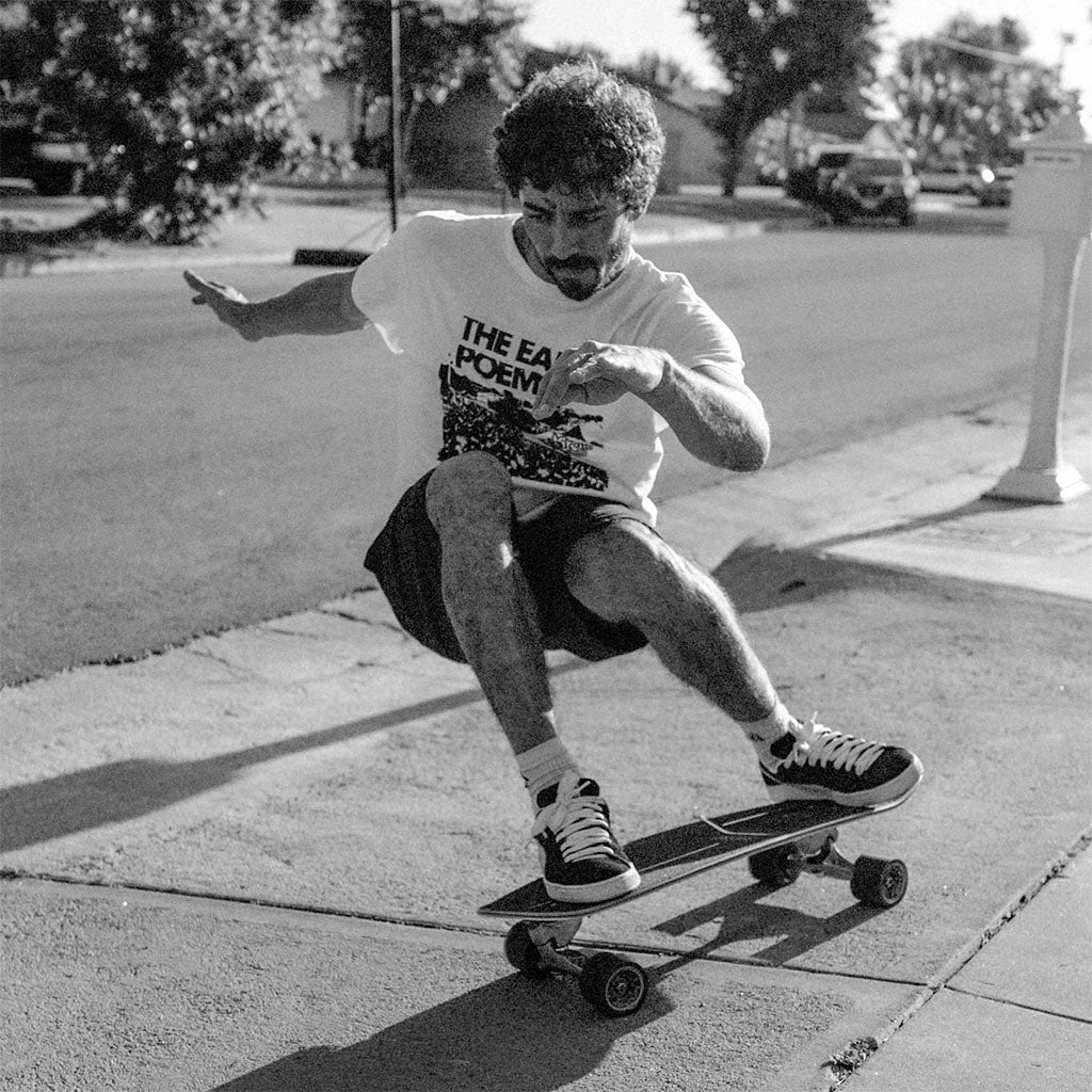 Skate Longboard Carver Yago Fire Goat Surfskate CX - Branco